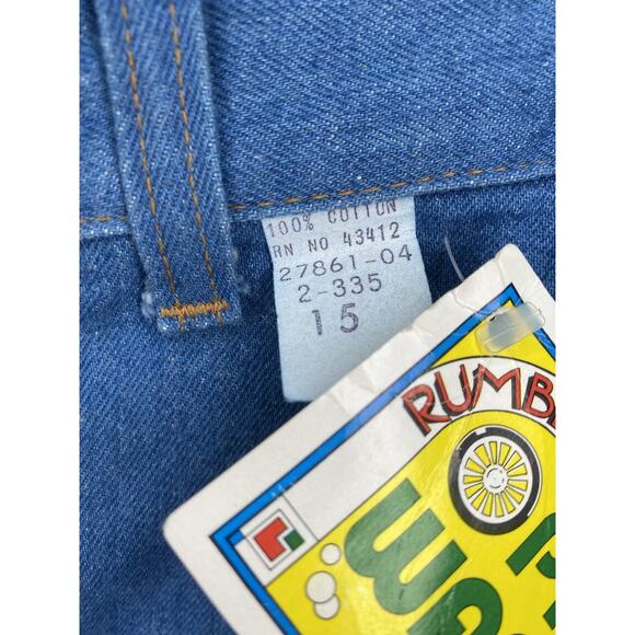 VINTAGE 70's Jeans Rumble Seats By Wilkins Pants 28" Waist NEW WITH TAGS & FLAWS - Picture 4 of 16